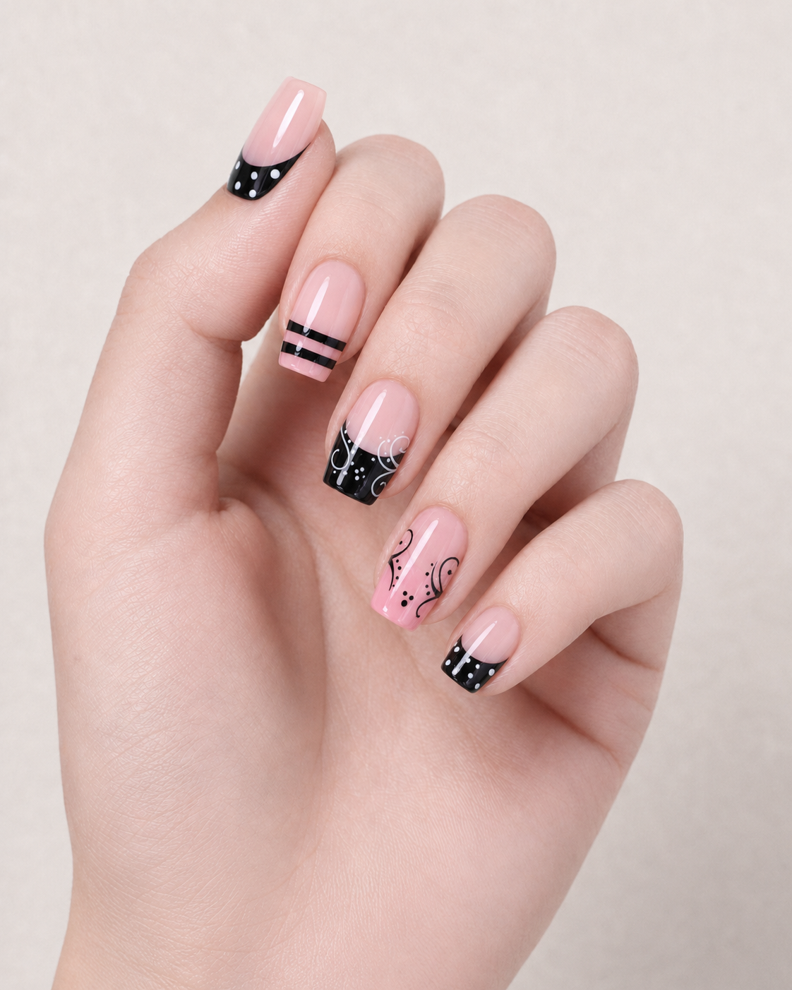 Press-on Nails Dotty Babe