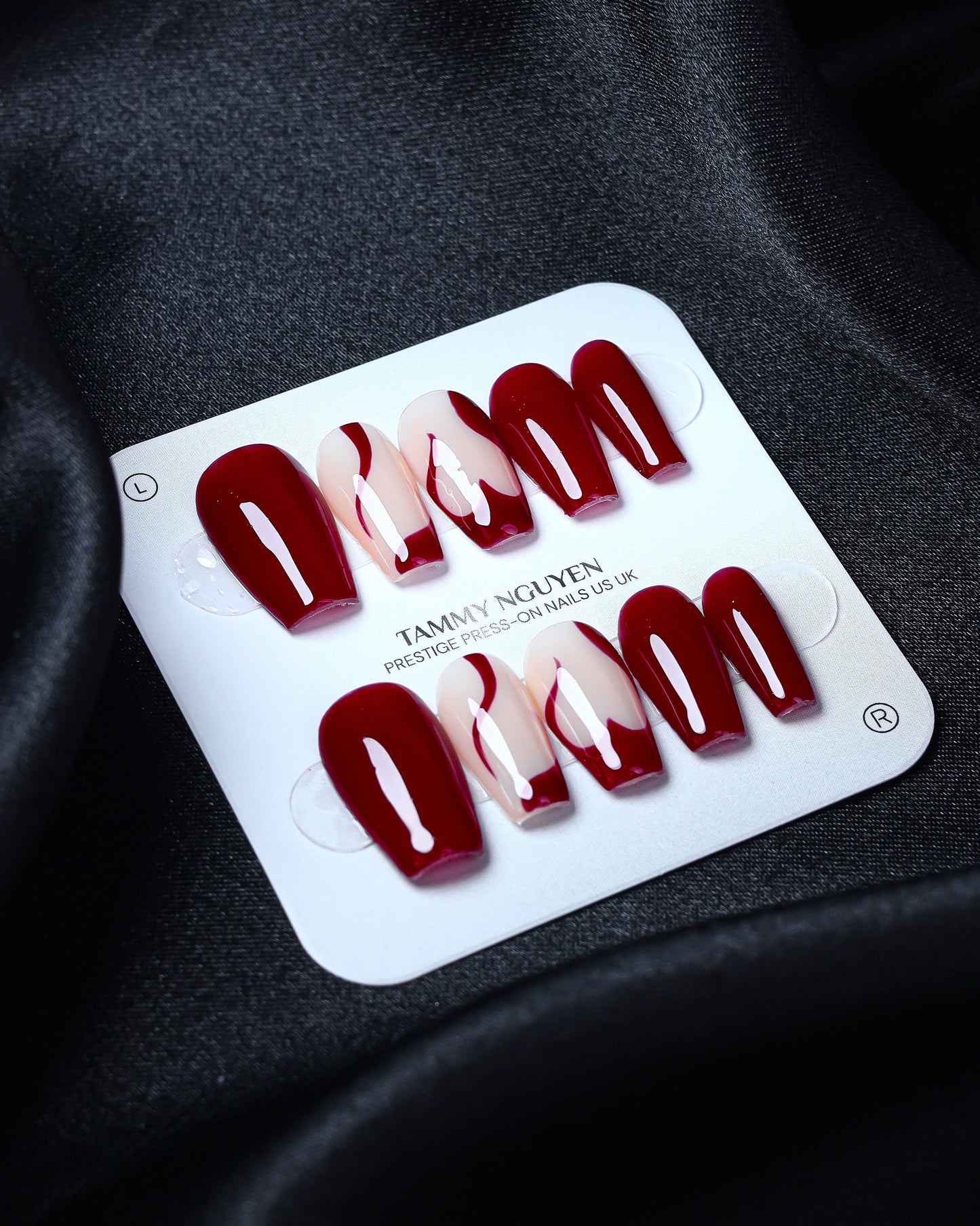 Press On Nail Y2K Y2K Red Heart