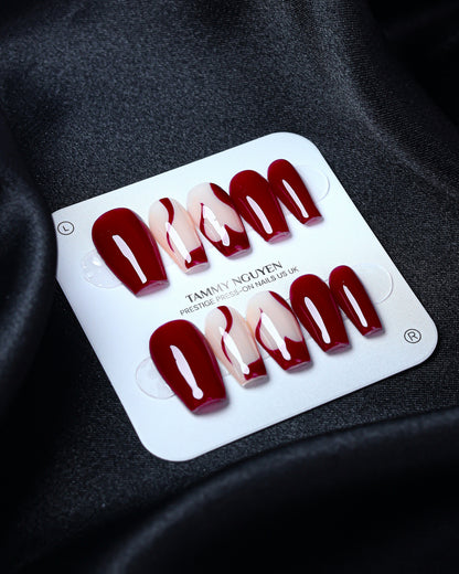 Press On Nail Y2K Y2K Red Heart