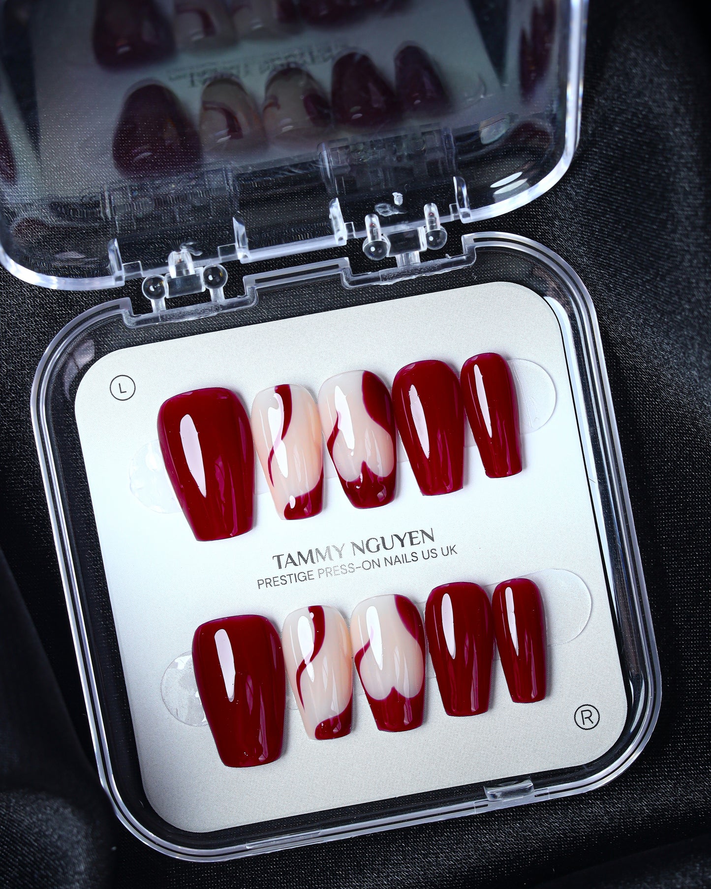 Press On Nail Y2K Y2K Red Heart
