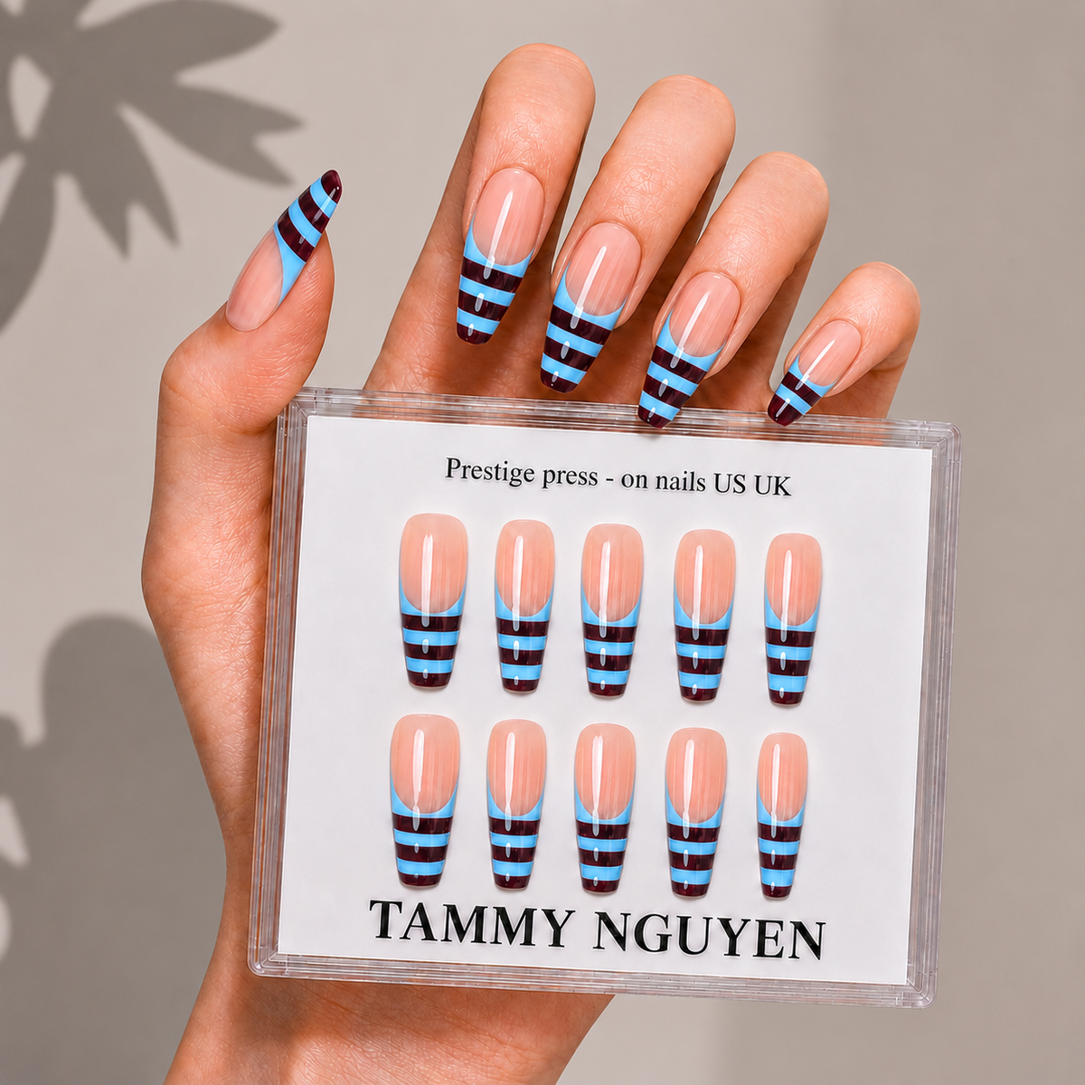 Press-on Nails Sweet Lines