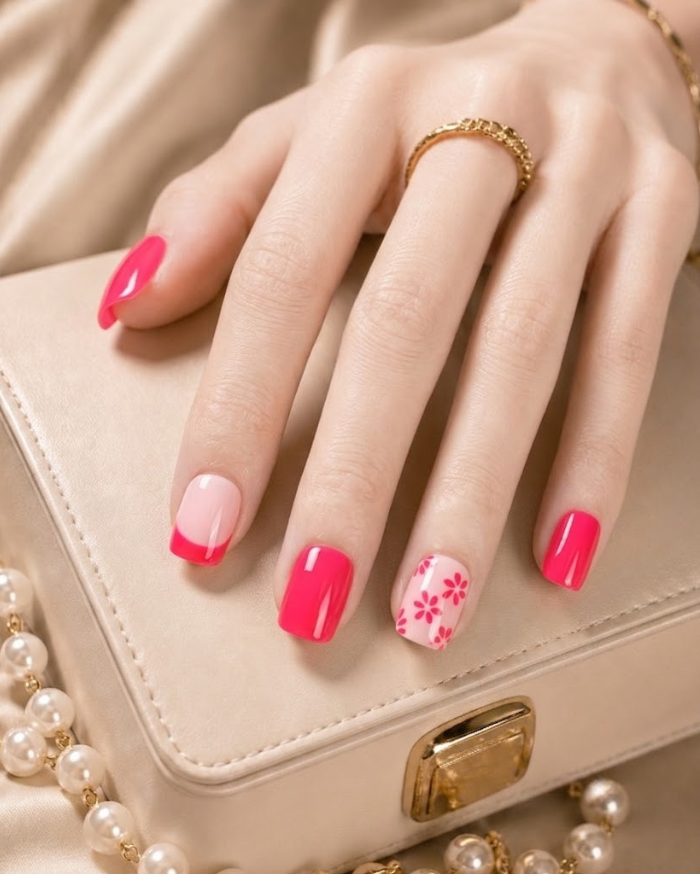 Press-on Nails Sweet Bloom