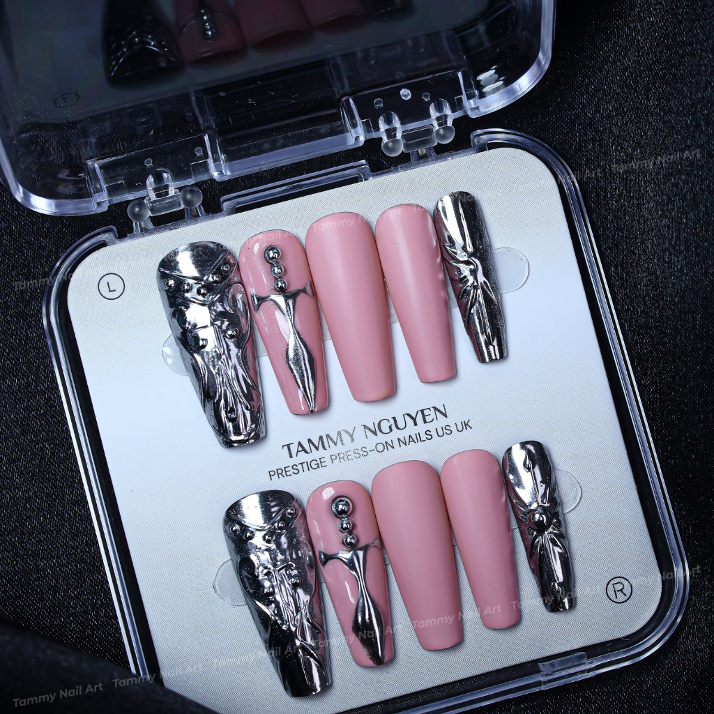 Press-on Nails Metal Angel