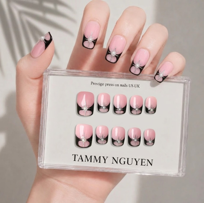 Press-on Nails Pink Eclipse