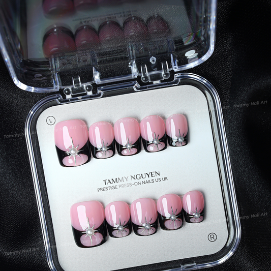 Press-on Nails Pink Eclipse
