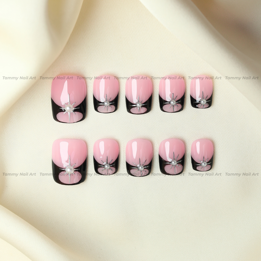 Press-on Nails Pink Eclipse