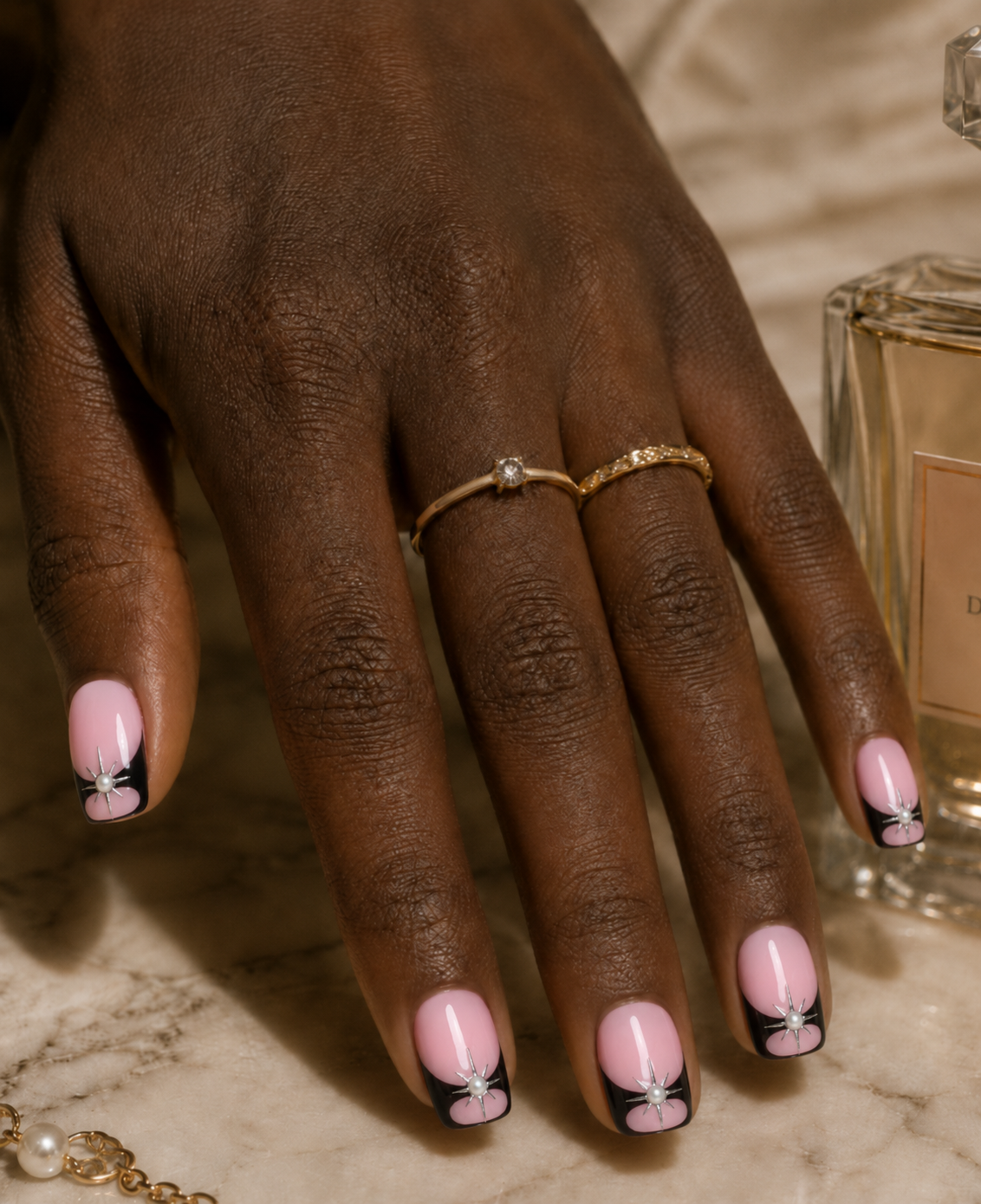 Press-on Nails Pink Eclipse
