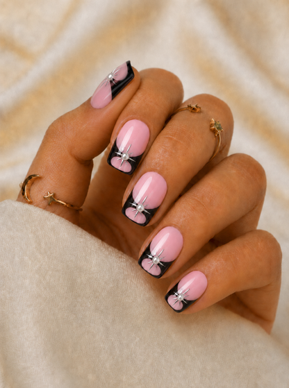 Press-on Nails Pink Eclipse
