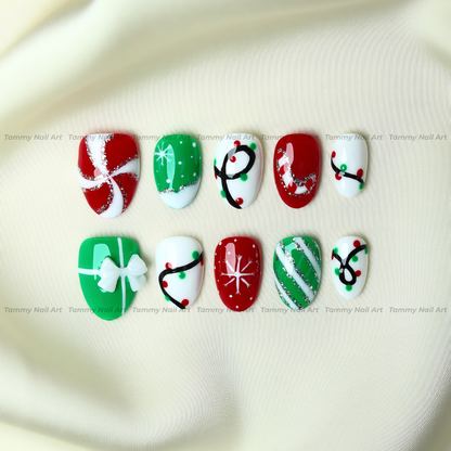 Press-on Nails Noel Cheer