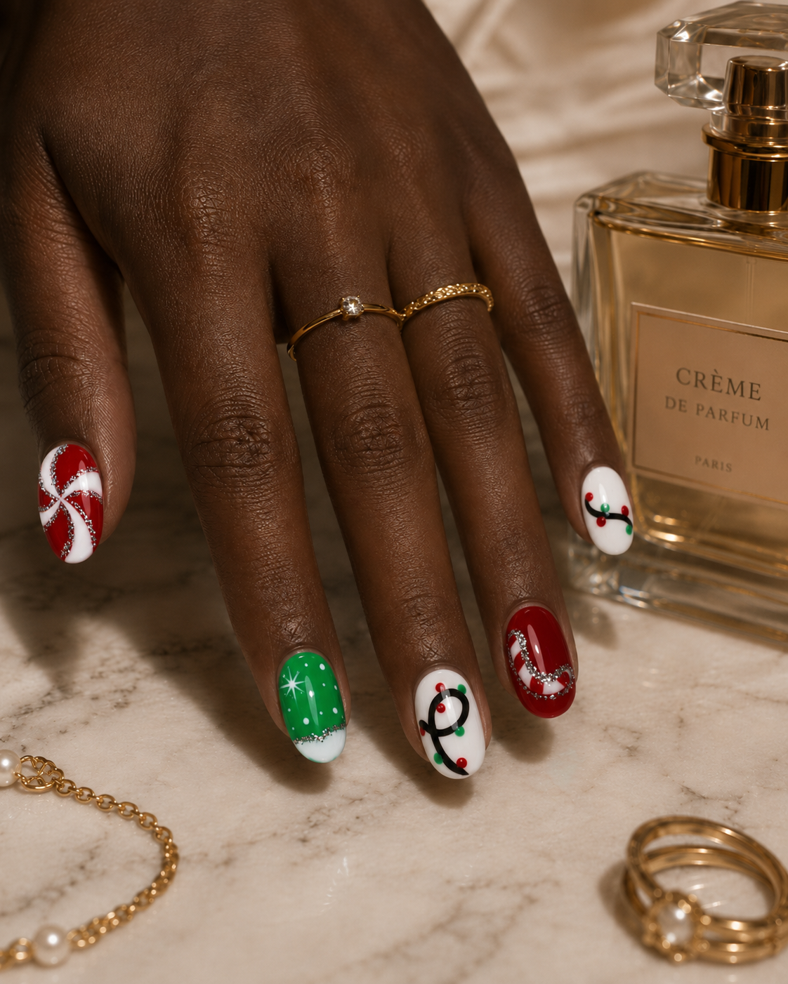 Press-on Nails Noel Cheer
