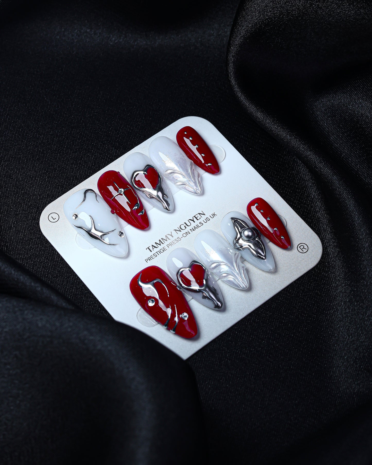 Press On Nail Y2K Gothic Valentine