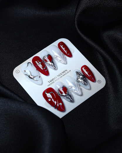Press On Nail Y2K Gothic Valentine