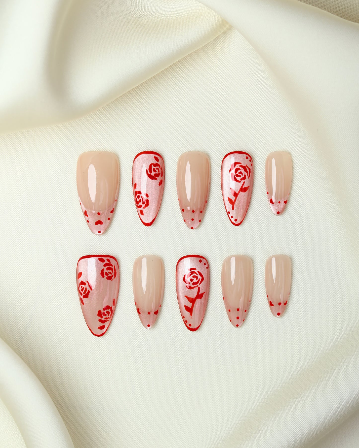 Press On Nail Y2K Pink Aura