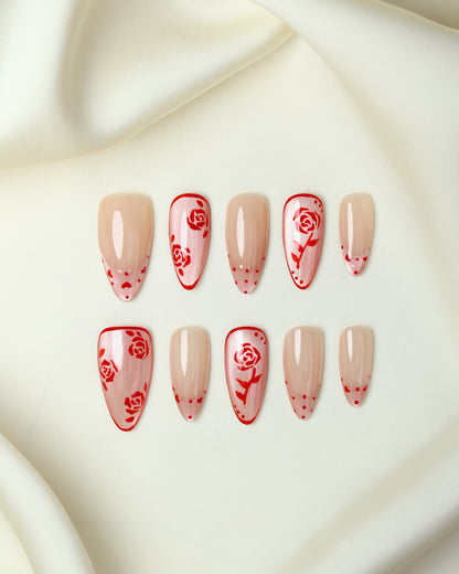 Press On Nail Y2K Pink Aura