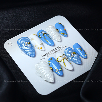 Press On Nail Ocean Princess