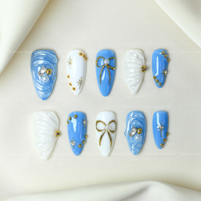 Press On Nail Ocean Princess