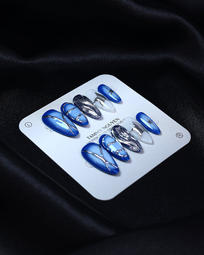 Press On Nail Y2K Ocean Gothic