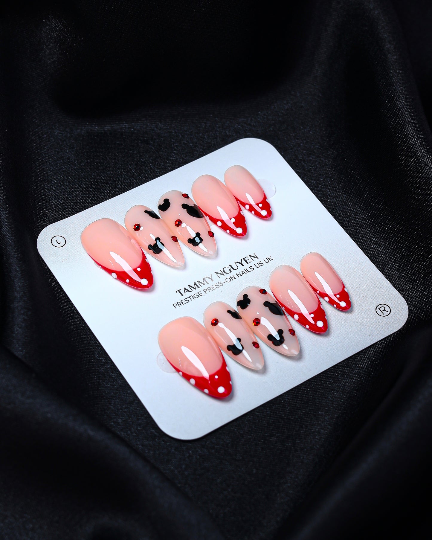 Press On Nails Mickey Polka Dot