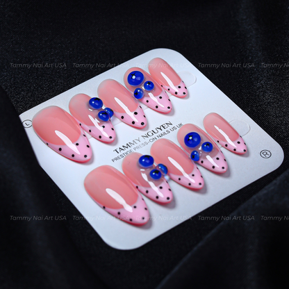 Press On Nail Cute Blueberry