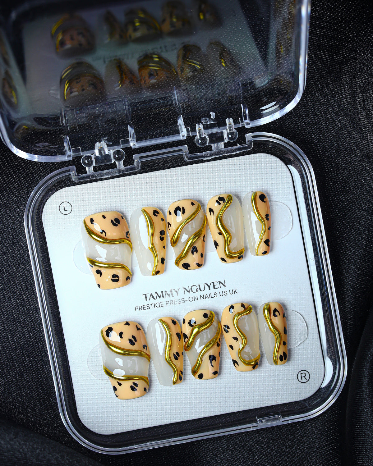 Press-on Nails Gothic Leopard