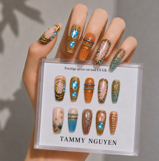 Press-on Nails Haunted Gem