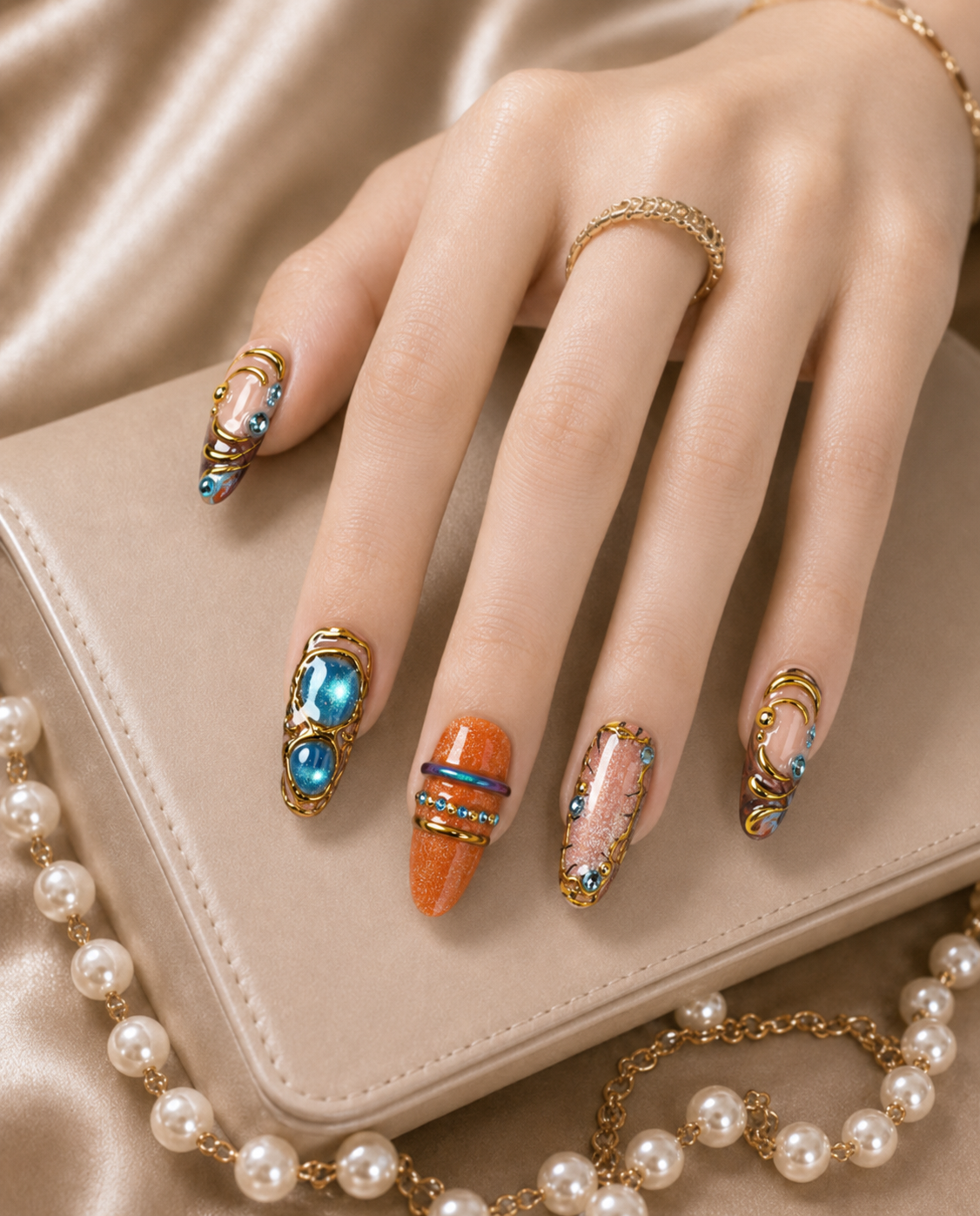 Press-on Nails Haunted Gem