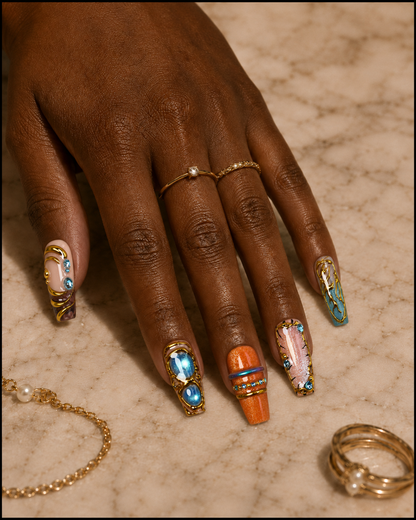 Press-on Nails Haunted Gem