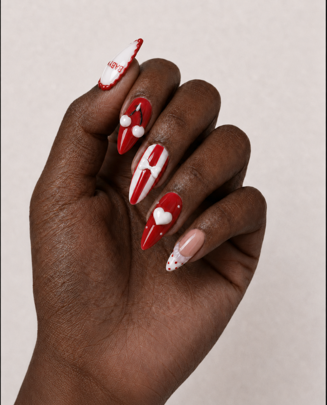 Press-on Nails Sweet Cherry