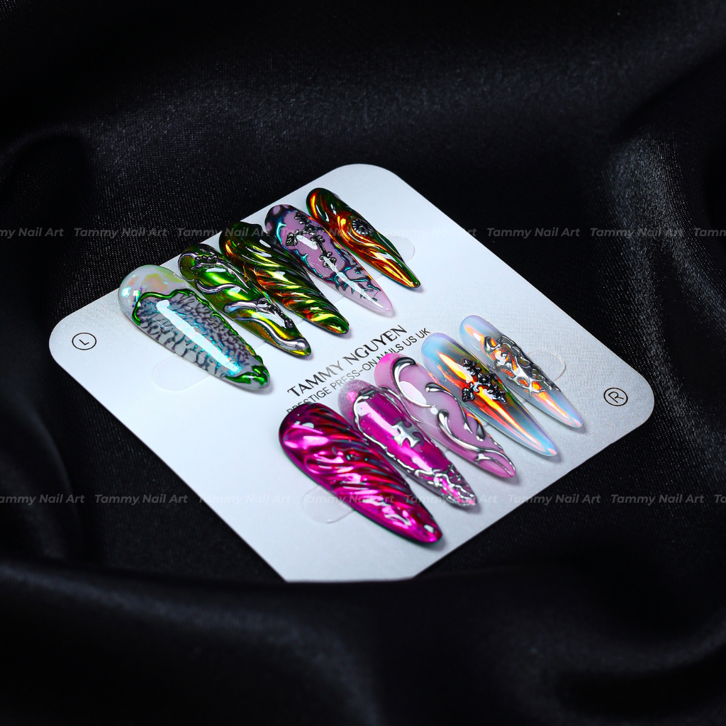 Press-on Nails Cyber Saint