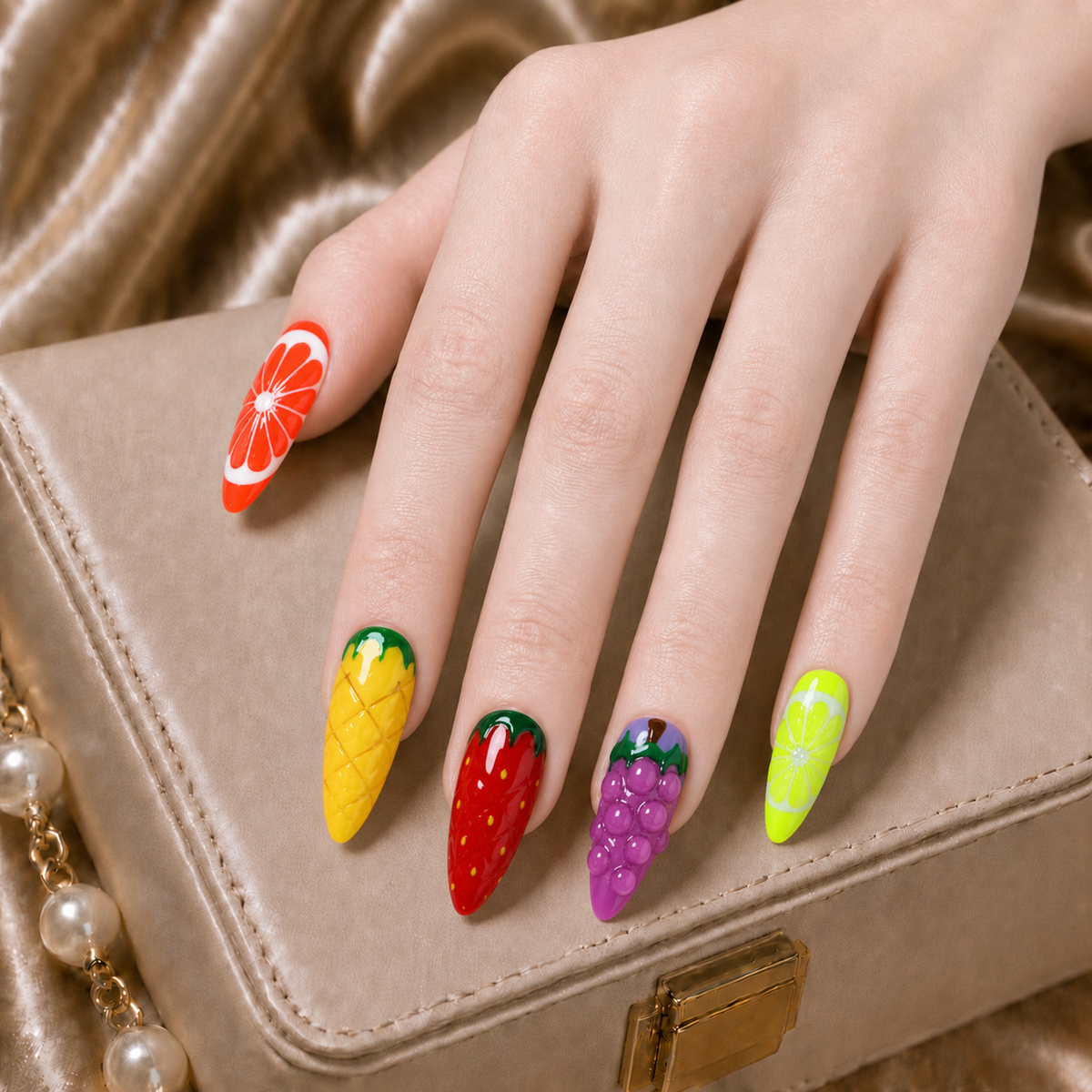 Press-on Nails Summer Pulse