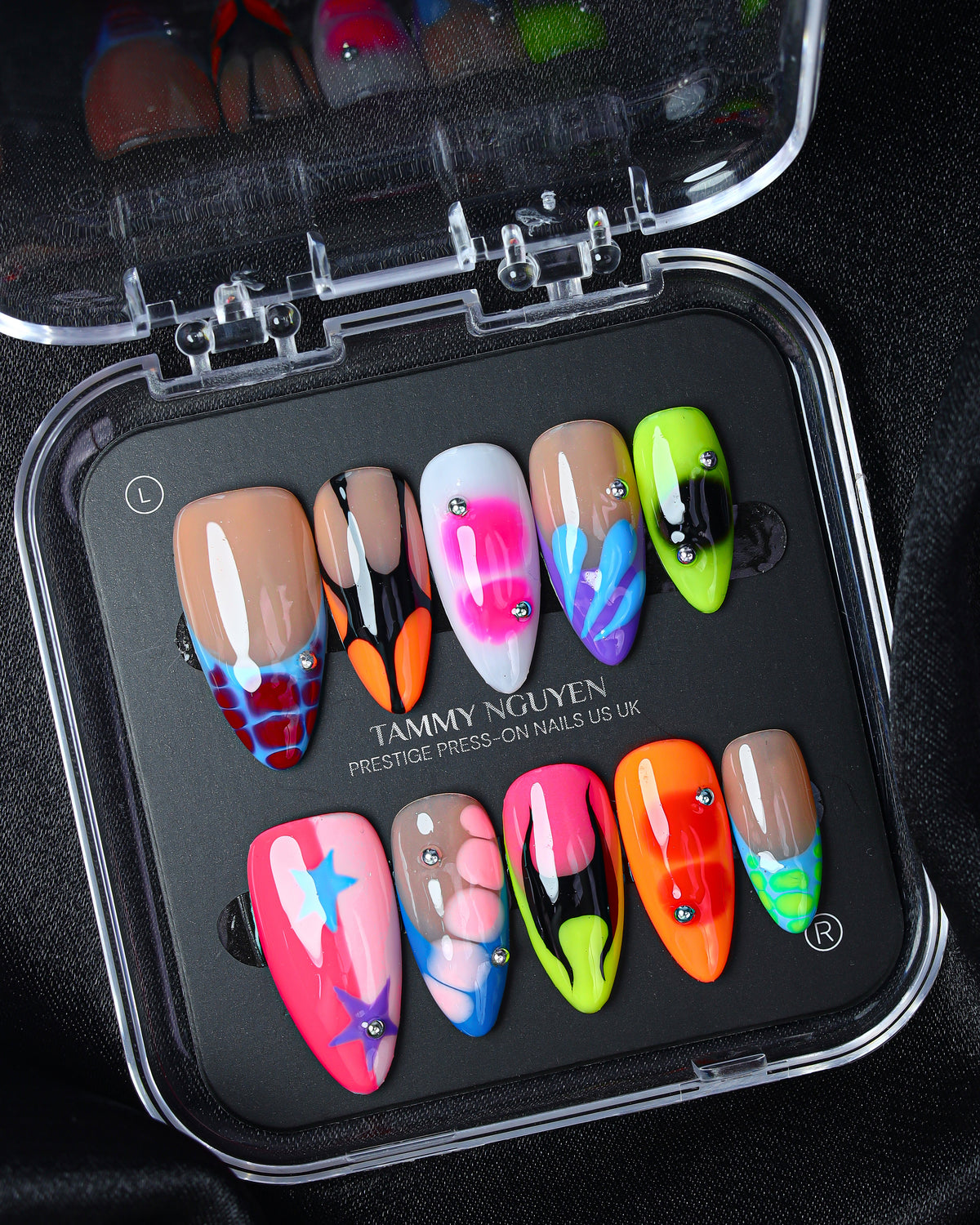 Press-on Nails Neon Venom