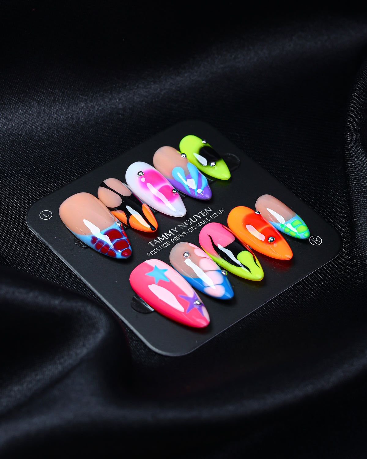 Press-on Nails Neon Venom