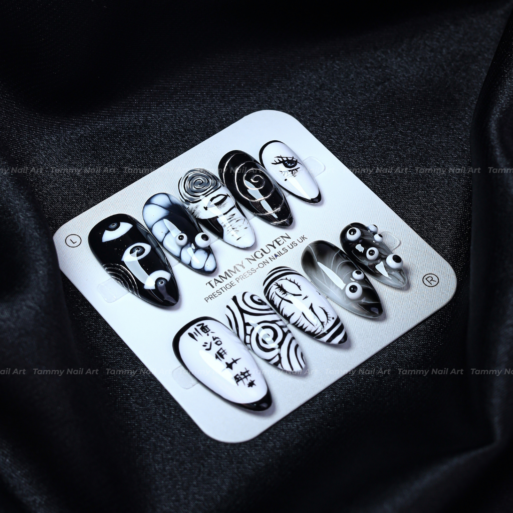 Press-on Nails Cartoon Hypnosis