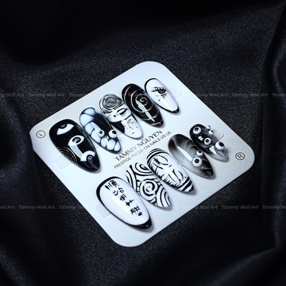 Press-on Nails Cartoon Hypnosis