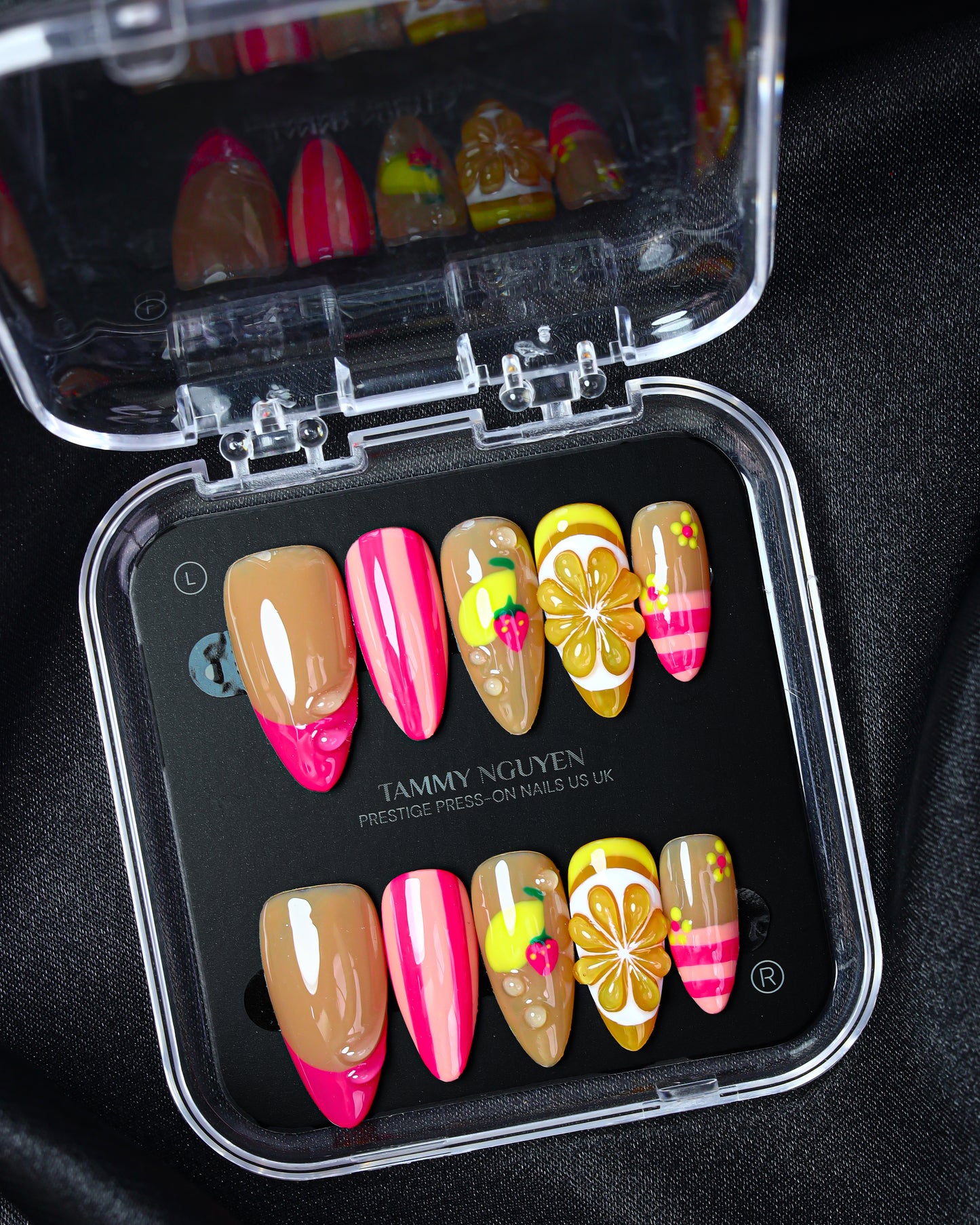 Press On Nail Sweet Orange