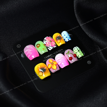 Press-on Nails 3D Candy Pop