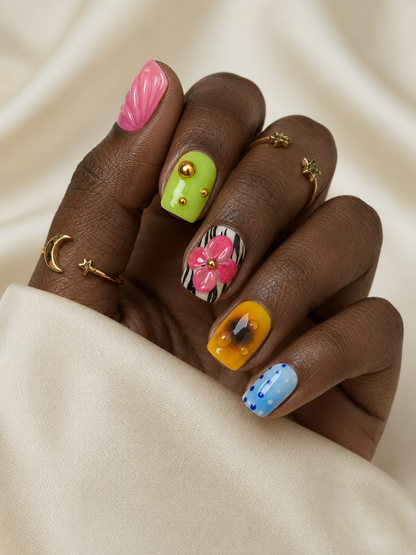 Press-on Nails 3D Candy Pop