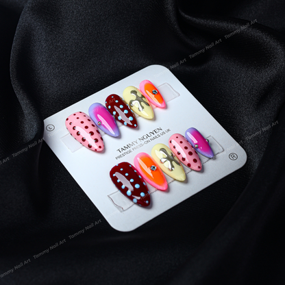 Press-on Nails Cyber Gothic Pop