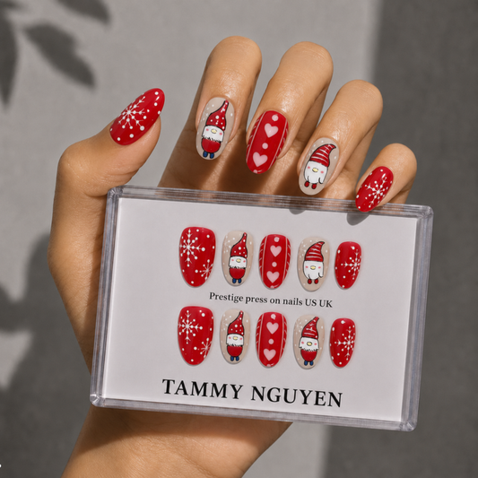 Press-on Nails Merry Gnome