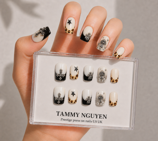 Press-on Nails Rebel Cross