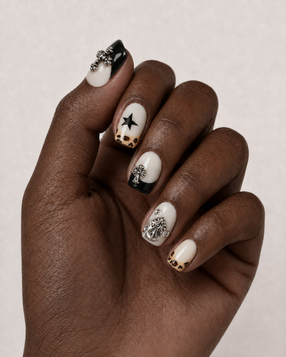 Press-on Nails Rebel Cross