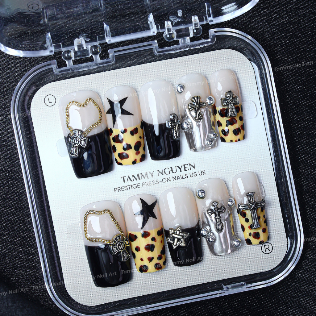 Press-on Nails Chrome Vixen