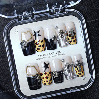 Press-on Nails Chrome Vixen