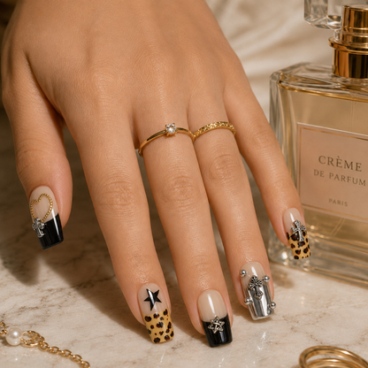 Press-on Nails Chrome Vixen