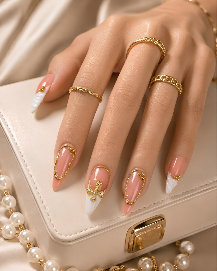Press-on Nails Petit Royal