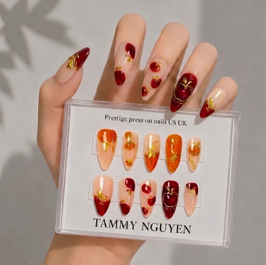 Press-on Nails Vampire Bite