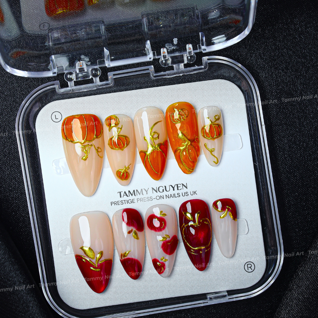 Press-on Nails Vampire Bite