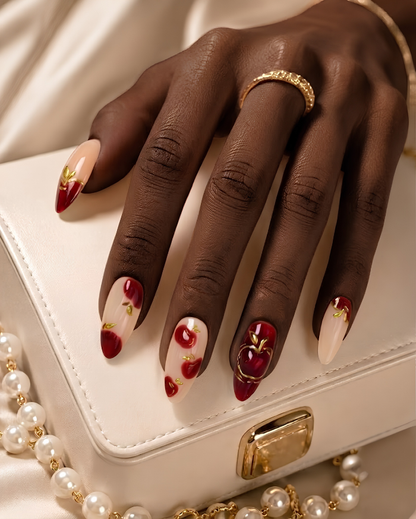 Press-on Nails Vampire Bite
