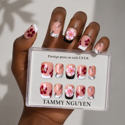 Press-on Nails Sunset Blossom