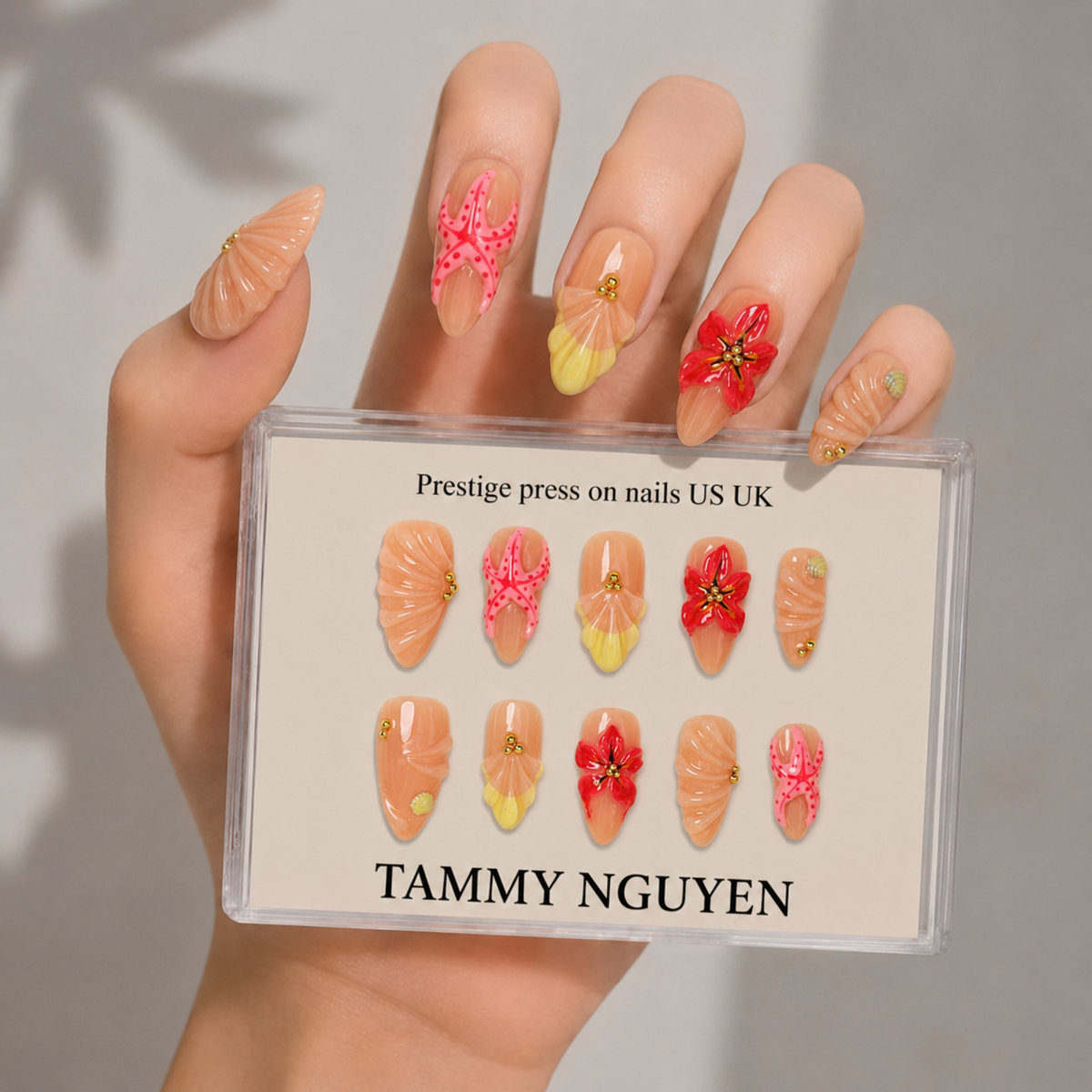 Press-on Nails Tropical Treasure